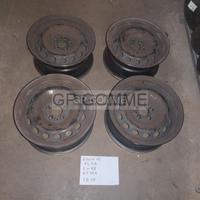 4 Cerchi Ferro 15 pollici originali Alfa Romeo 2