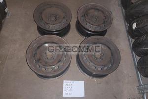 4 Cerchi Ferro 15 pollici originali Alfa Romeo 2