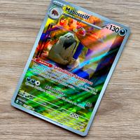 Carta Pokemon originale rara Mabosstiff 218/198