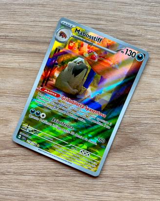 Carta Pokemon originale rara Mabosstiff 218/198