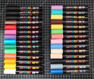 Pennarello Uniposca punta media PC-5M in set 6 col