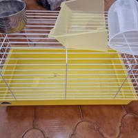 Gabbia nuova con tutti gli accessori piu trasporti