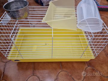 Gabbia nuova con tutti gli accessori piu trasporti