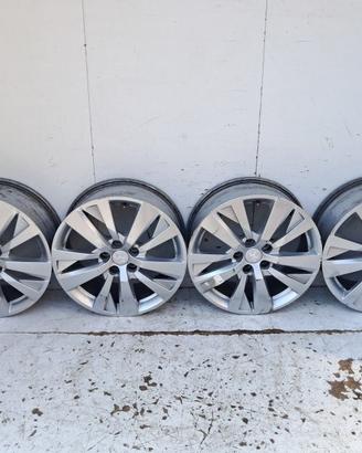 9809687177 SET CERCHI IN LEGA PEUGEOT 3008 REST (P