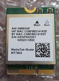 Scheda wireless Mediatek MT7902 x Notebook