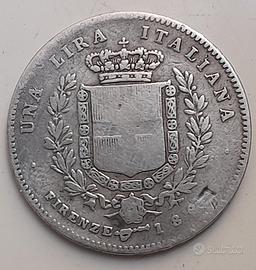 2 lire Vittorio Emanuele II 