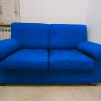 Divano letto blu elettrico 