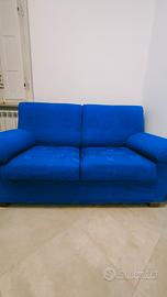 Divano letto blu elettrico 