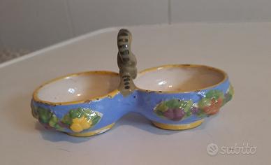 Sale e pepe in ceramica primi del ‘900