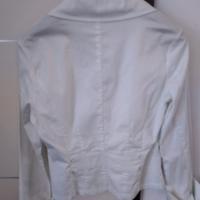 Giacca Motivi in cotone elasticizzato bianco