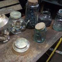 VASI VETRO ALCUNI VINTAGE