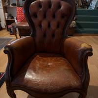 Poltrona vintage de restaurare