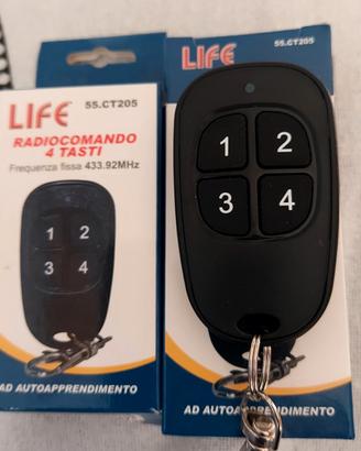 telecomando per cancello 