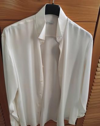 camicia uomo cerimonia seta pura. 