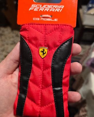 custodia porta telefonino Scuderia Ferrari rosso 
