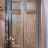 Porta Impero piemontese '800 a due battenti.