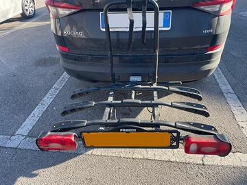 Porta bici da gancio traino pro user amber 3