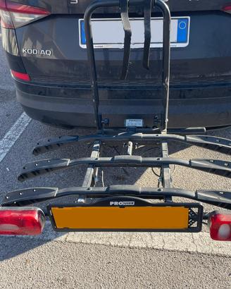 Porta bici da gancio traino pro user amber 3