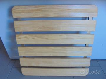 Pedana da doccia in legno cm.60x60