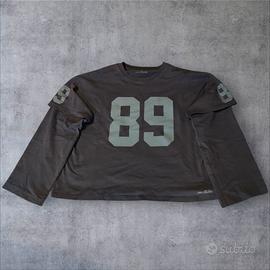 Maglia UNC Studios Crop Fit Grigia Uomo - M 🏈