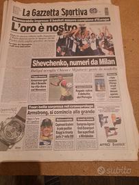 gazzetta dello sport pantani inter milan olimpiadi