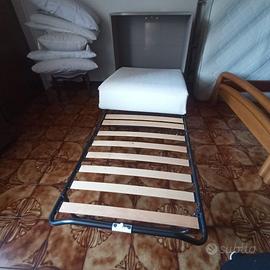 Letto singolo a scomparsa verticale cassettiera