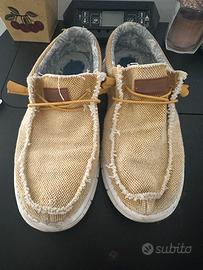 Mocassino slip on cotton belt