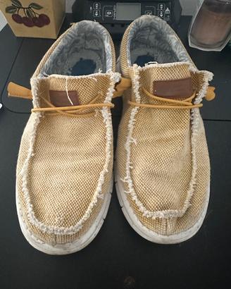 Mocassino slip on cotton belt