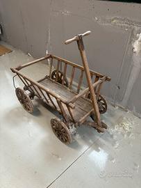 Carretto in legno d’epoca