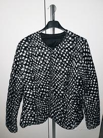 Giacca nera e bianca a pois Conbipel L