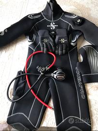 Erogatore mares nuovo fusion pro X e bombole