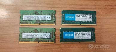 RAM DDR4 2400 2666 per notebook taglie da 4GB 8GB