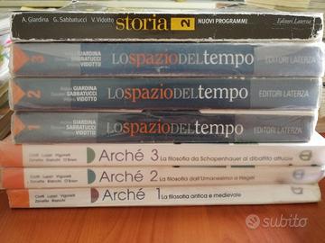 Libri scolastici di storia e filosofia