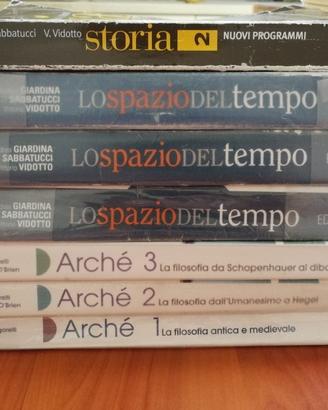 Libri scolastici di storia e filosofia