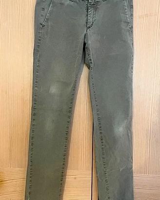 Pantalone chino 40Weft color cachi