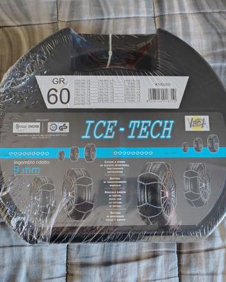catene da neve nuove, sigillate