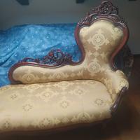 Divano dormeuse stile barocco 