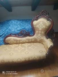 Divano dormeuse stile barocco 