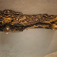 Lampadario in corteccia di quercia 