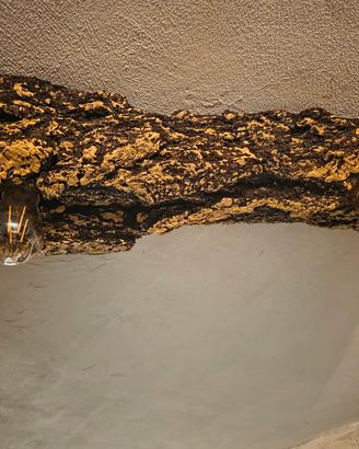 Lampadario in corteccia di quercia 