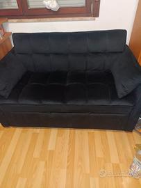 divano letto nero