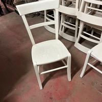 Sedie in legno bianche