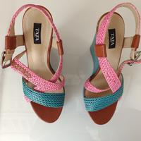 Zeppa sandalo donna