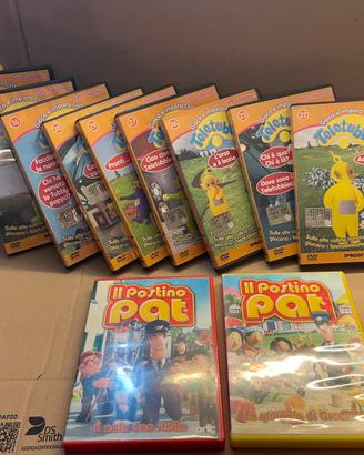 Dvd Teletubbies e postino Pat-Bambini (12pezzi)