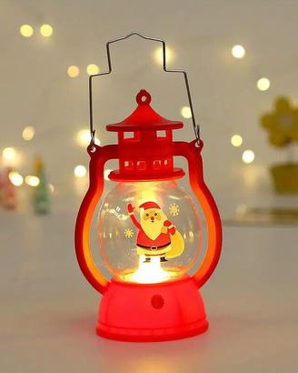 Lampada Natalizia Babbo Natale Vintage