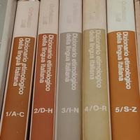 Dizionario Etimologico Zanichelli in 5 volumi