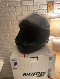 Coppia caschi modulari Nolan N-120 nero opaco