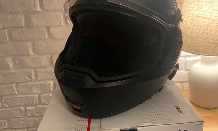 Coppia caschi modulari Nolan N-120 nero opaco