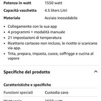 robot cucina usato come nuovo