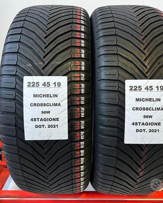 2 gomme 225 45 19 Michelin 4stagione
